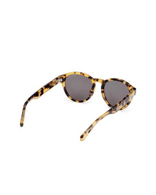 Gant Brown Round Sunglasses for men
