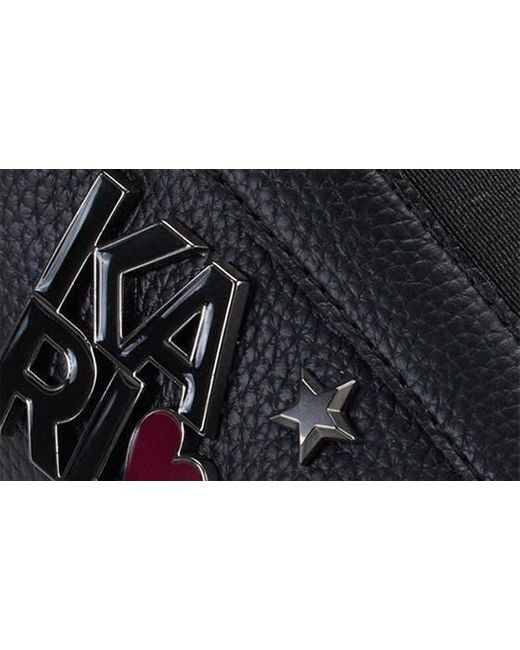 Karl Lagerfeld Black Caitie Slip-on Sneaker