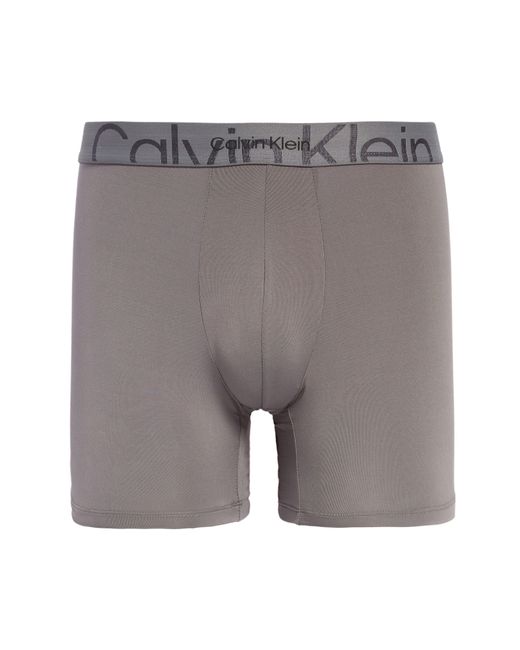 Calvin Klein Monolith Boxer Briefs in Gray for Men Lyst