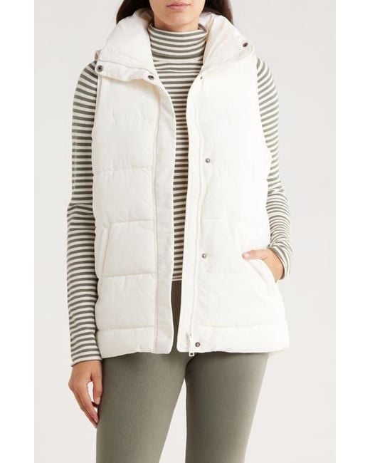 Splendid Natural X Cella Jane Puffer Vest