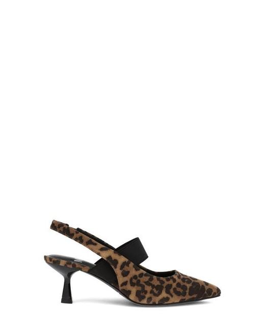 MIA Brown Nicolette Slingback Pump
