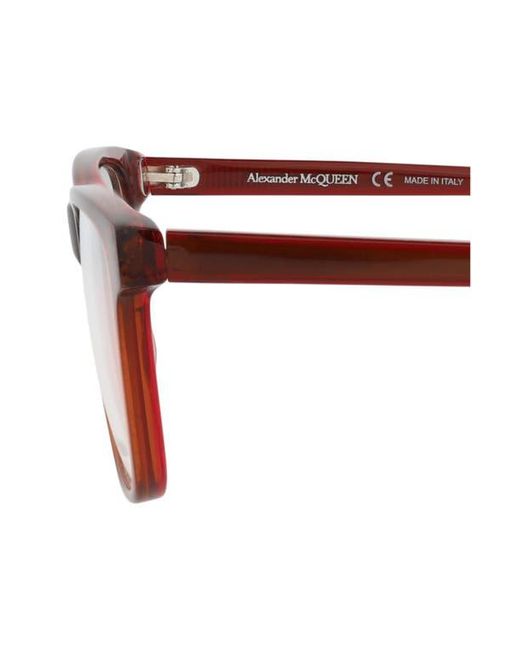 McQueen Brown 53Mm Rectangular Optical Glasses