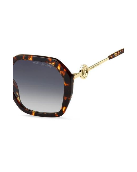 Marc Jacobs Blue 57Mm Gradient Square Sunglasses