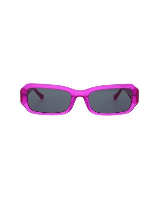 Florence By Mills Pink 54Mm Rectangular Sunglasses