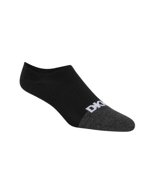 DKNY Black 6-Pack Liner Socks for men