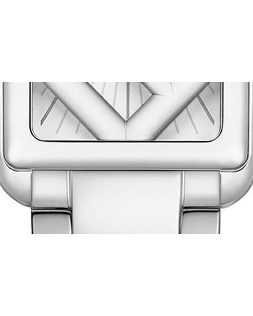 Fendi Run Away Rectangle Bracelet Watch, 22.5Mm X 32Mm in Fendi Run Away Rectangle Bracelet Watch, 22.5Mm X 32Mm in