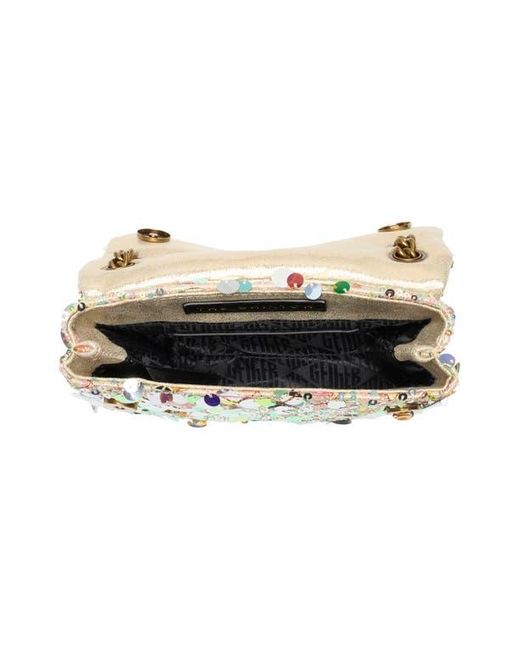 Kurt Geiger Metallic Sequin Mini Brixton Crossbody Bag