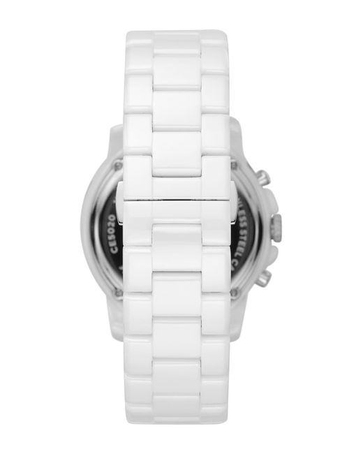 White fossil watch deals