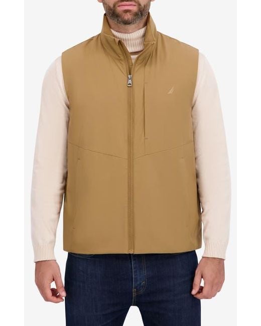 Nautica Natural Transitional Packable Vest for men
