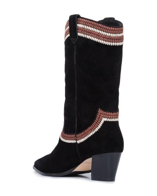 Bernardo Black Fremont Western Boot