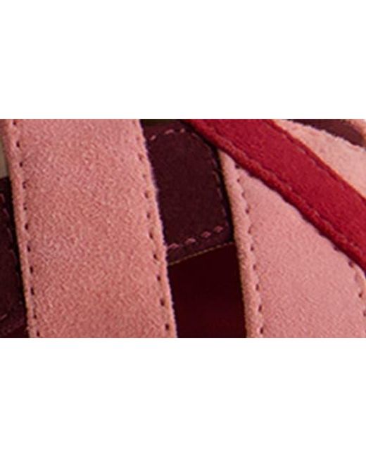 Bernardo Red Glinda Slingback Flat
