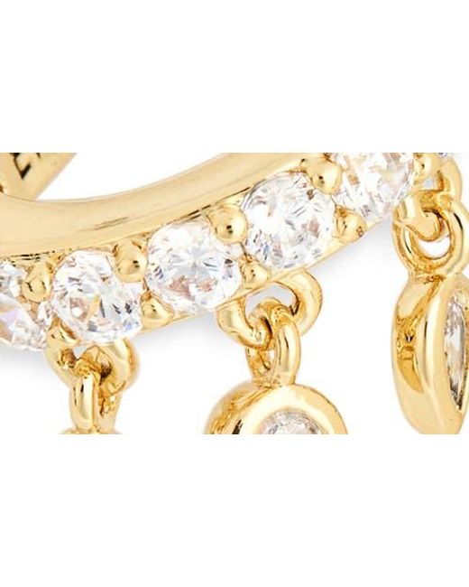 Electric Picks White Dash Cuff Earring