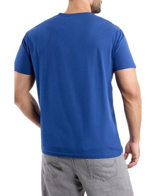 Xray Jeans Blue V-Neck Flex T-Shirt for men