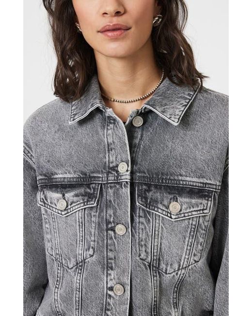 Mavi Gray Harmony Crop Denim Jacket