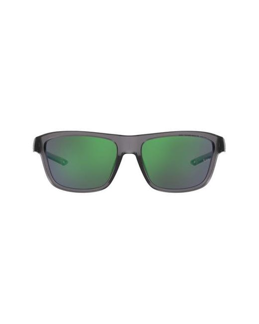 Under Armour Green Rumble Square Sunglasses for men