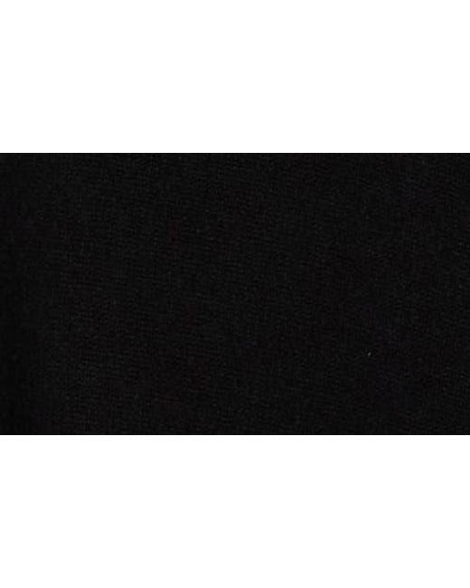 Magaschoni Black Cashmere Turtleneck Step Hem Sweater