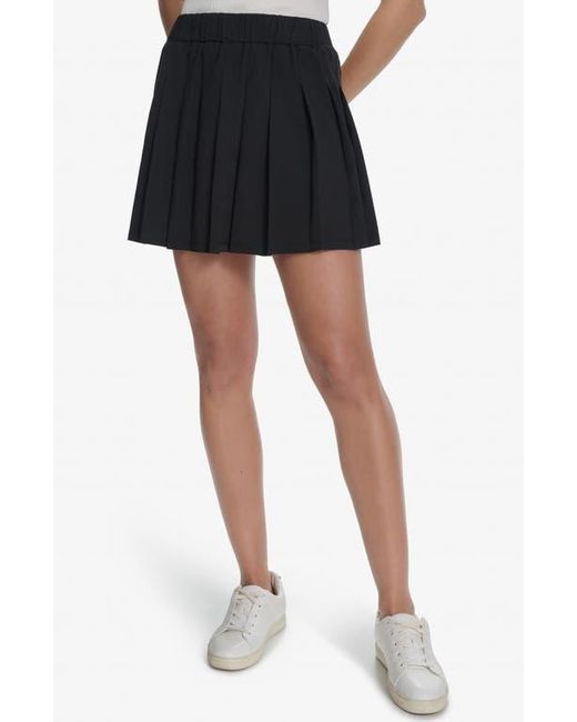 Starter Black Pleated Miniskort