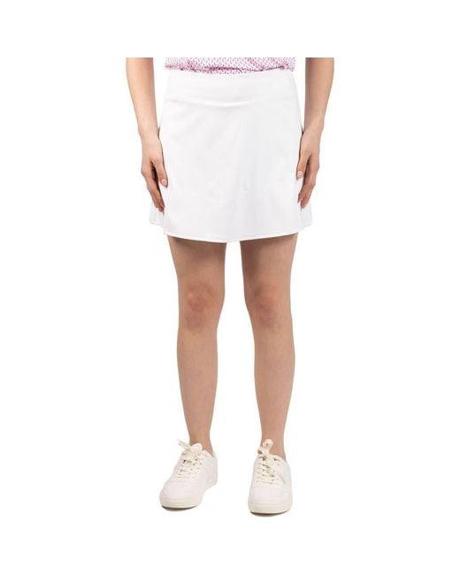 Tailorbyrd White Performance Skort