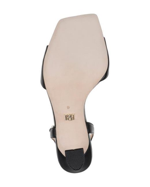 Badgley Mischka Black Cady Sandals, Leather