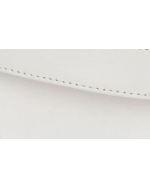Stuart Weitzman White Dancer 75 Block Heel Sandal