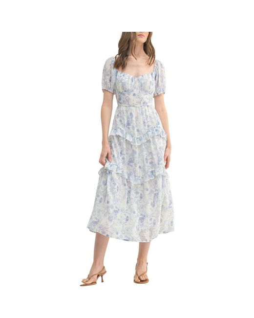 Lush Reverie Maxi Dress in Rose