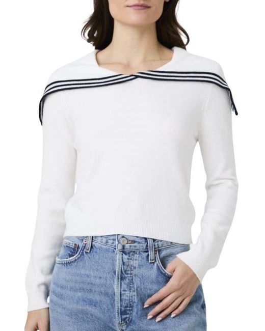 French Connection White Sailor Sweater