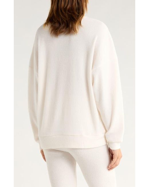 X By Gottex Natural Crewneck Sweatshirt