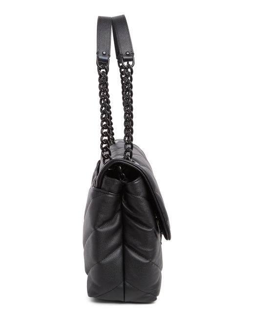 Rebecca Minkoff Black Edie Maxi Shoulder Bag