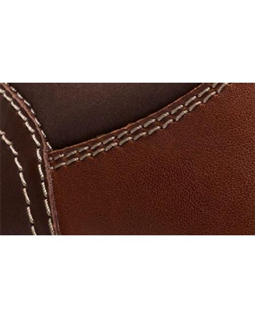 Clarks Brown Craftwell Moc Toe Derby for men