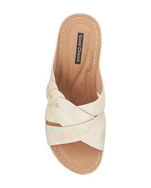 Gc Shoes White Dorty Wedge Sandal