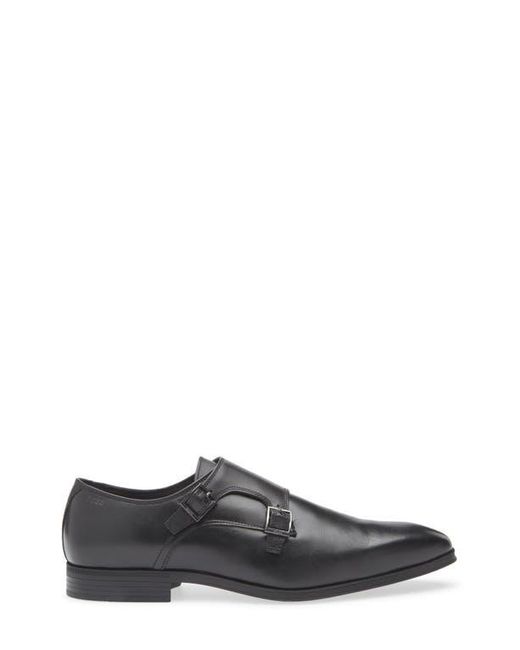 Chaussures BOSS Jerrard - Loafer Monk Strap En Cuir - Semelle EVA - Style Décontracté Élégant
