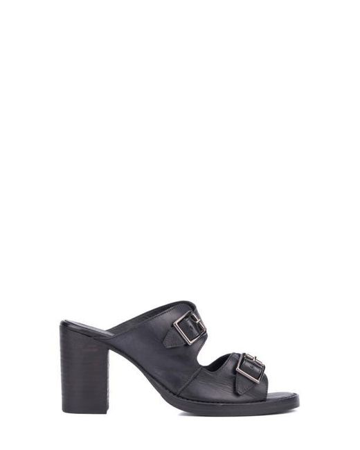 Vintage Foundry Black Lidia Buckle Sandal