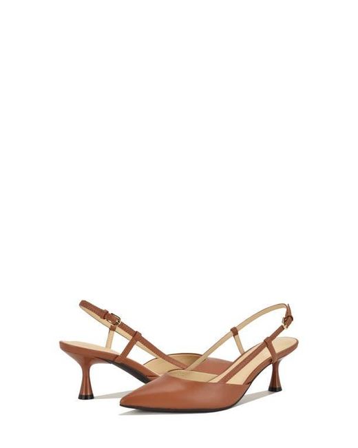Nine West Brown Rowen Slingback Pump