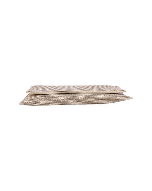 BERNESS Gray Rhinestone Envelope Clutch