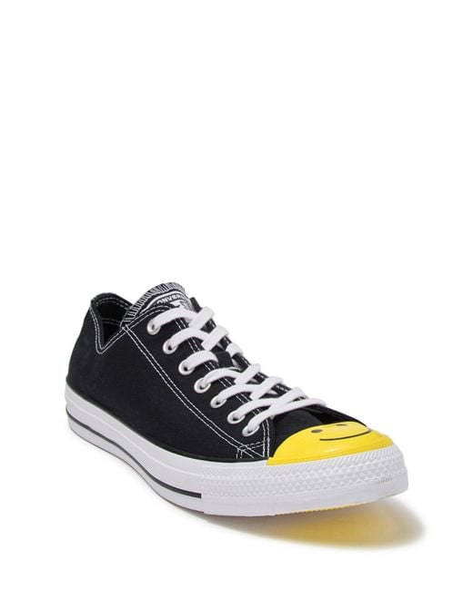 Converse top smiley face