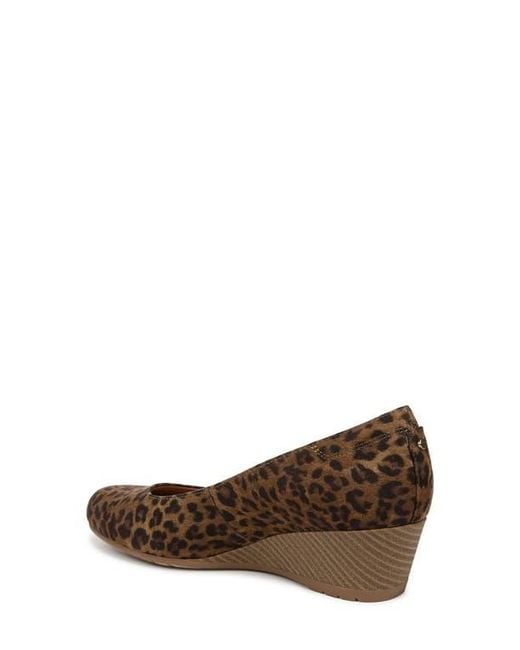 Dr. Scholls Brown Be Flex Wedge Pump
