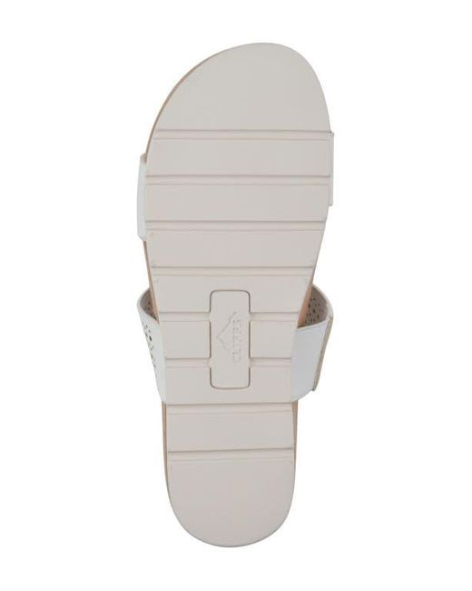 White Mountain White Thrilled Laser Cut Sandal