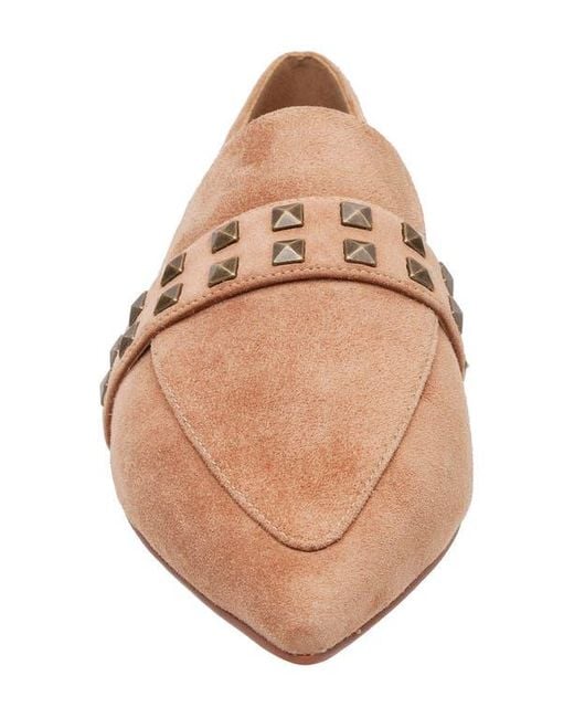 Linea Paolo Brown Mylene Pointed Toe Flat