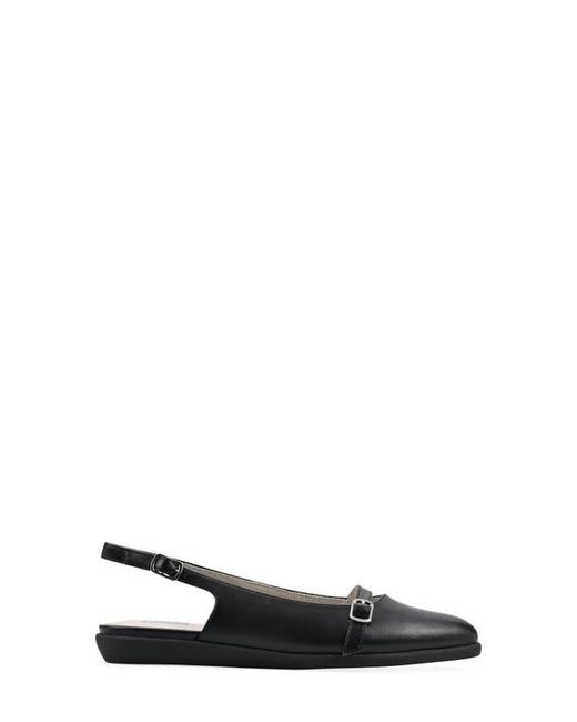 White Mountain White Milona Slingback Flat