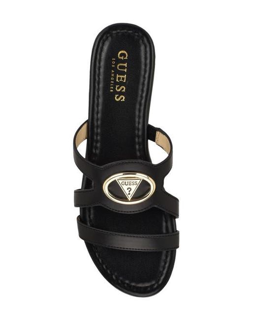 Guess Black Layora Slide Sandal