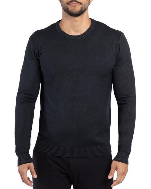 Xray Jeans Black Crewneck Knit Pullover Sweater for men