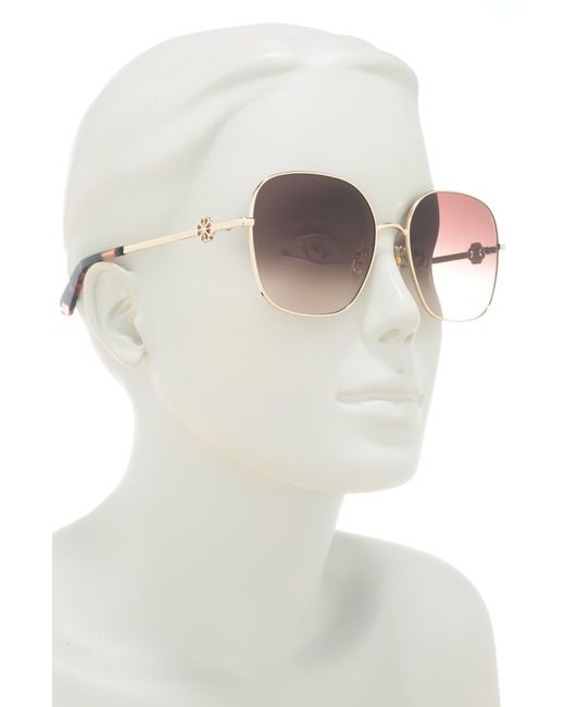 Kate Spade Pink 59mm Tayla Round Sunglasses