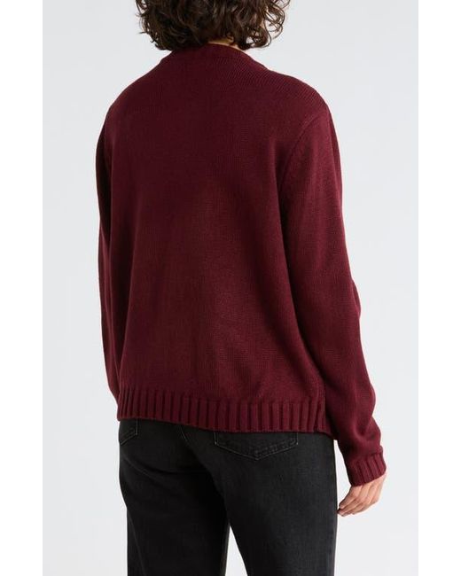 Democracy Red Zip-Up Sweater