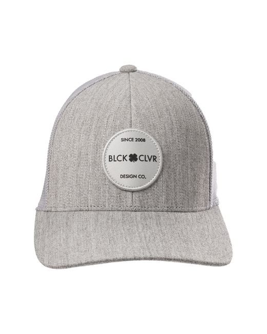 Black Clover Gray Engraved 1 Trucker Snapback Hat for men