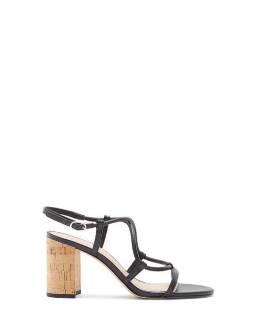 Stuart Weitzman Black Nilla 75 Block Sandal