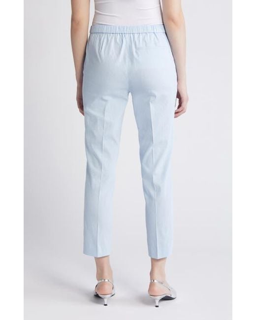 Theory Blue Pull-On Crop Pants