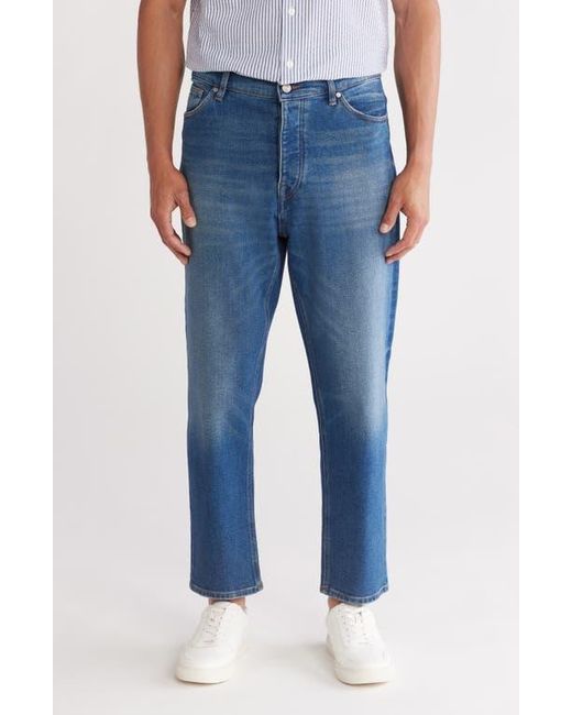 NN07 Blue Frey 1854 Crop Tapered Jeans for men