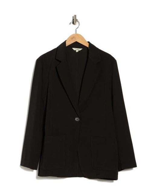 Max Studio Black Single Button Blazer
