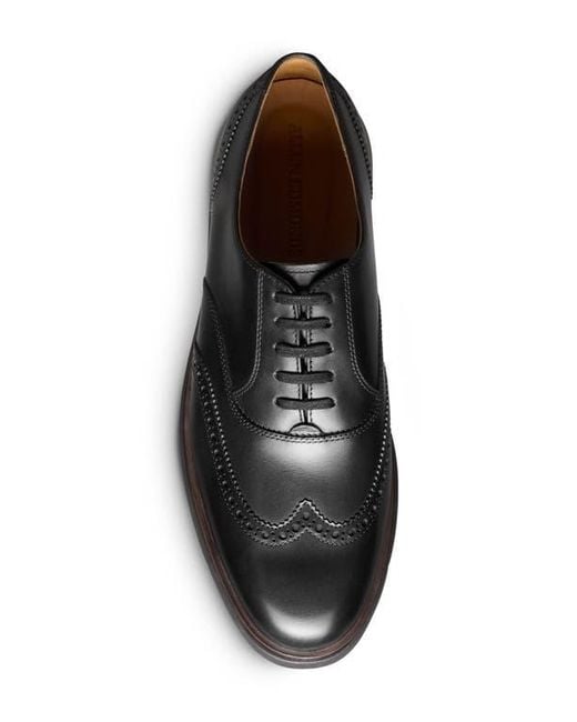 Allen Edmonds Black Carson Hybrid Wingtip Oxford for men
