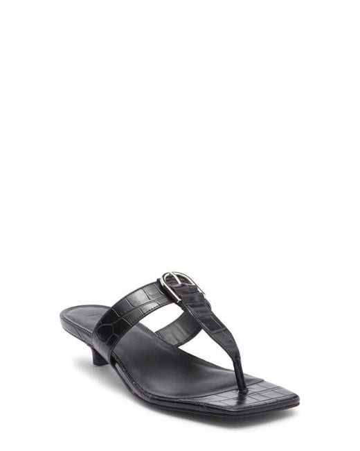 Nordstrom Rack Black Isabel Kitten Heel Sandal